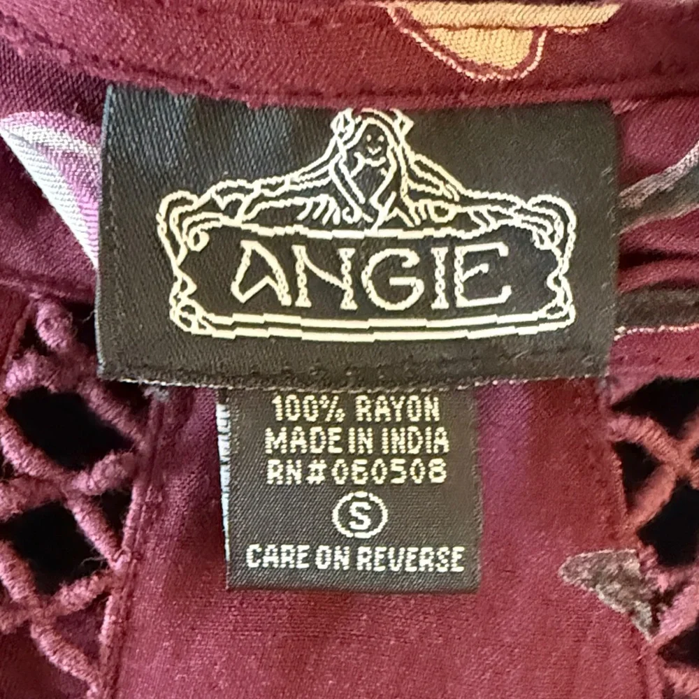 Floral Halter Jumpsuit in Burgundy - Picture 5 of 5